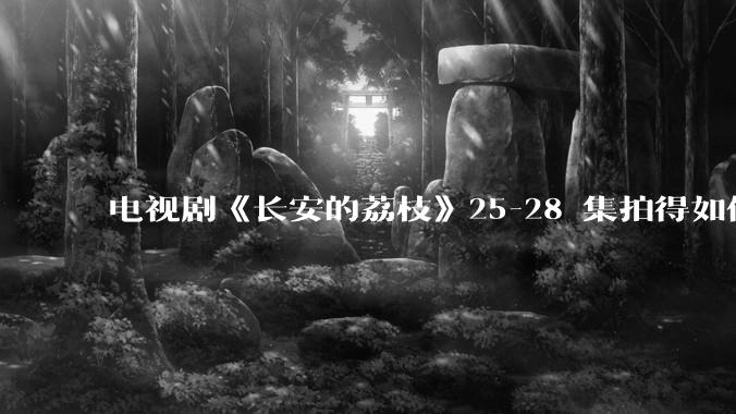 电视剧《长安的荔枝》25-28 集拍得如何？有哪些值得关注的剧情点？